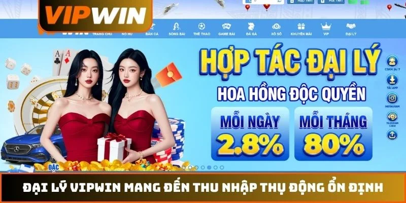 Đại lý VIPWIN 1 Đại lý VIPWIN mang đến thu nhập thụ động ổn định