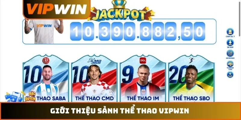 Thể thao VIPWIN 1 Giới thiệu sảnh thể thao VIPWIN