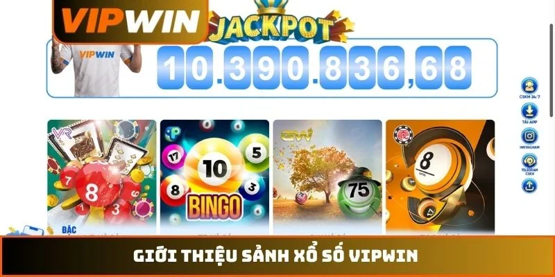 Xổ số VIPWIN 1 Giới thiệu sảnh xổ số VIPWIN