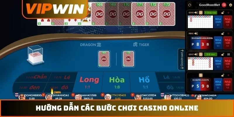 Rồng Hổ VIPWIN 99% Thắng Lớn Nhờ Bí Quyết Các Bước Độc Quyền 4 Hướng dẫn các bước chơi casino online
